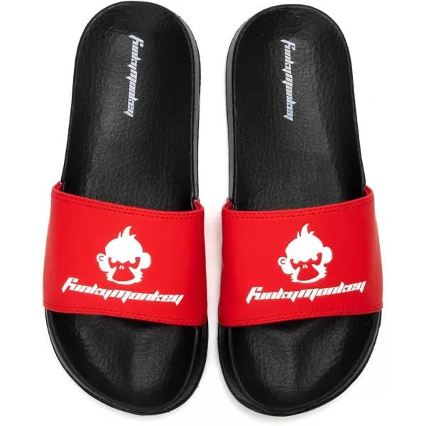 FUNKYMONKEY Slides for Men, Indoor &amp; Outdoor Comfort Casual Sandals