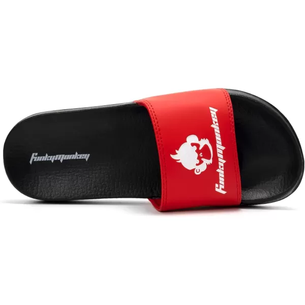 FUNKYMONKEY Slides for Men, Indoor &amp; Outdoor Comfort Casual Sandals