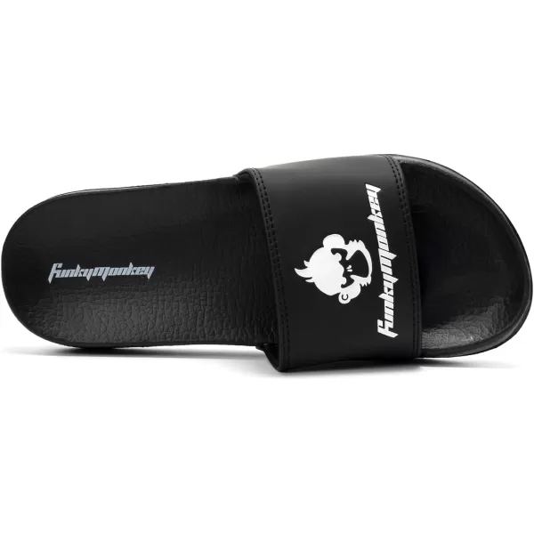 FUNKYMONKEY Slides for Men, Indoor &amp; Outdoor Comfort Casual Sandals