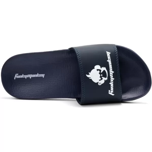 FUNKYMONKEY Slides for Men, Indoor &amp; Outdoor Comfort Casual Sandals