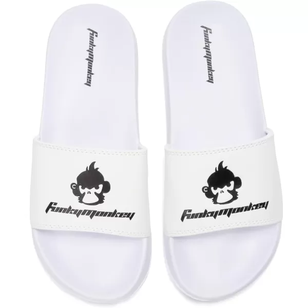 FUNKYMONKEY Slides for Men, Indoor &amp; Outdoor Comfort Casual Sandals