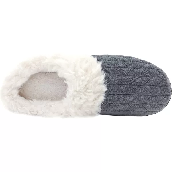 FUNKYMONKEY Slippers for Women Comfy Faux Fur Memory Foam Home Shoes