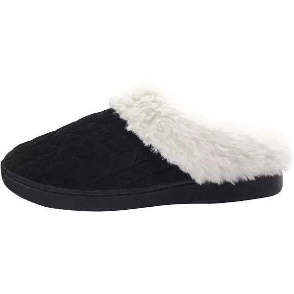 FUNKYMONKEY Slippers for Women Comfy Faux Fur Memory Foam Home Shoes
