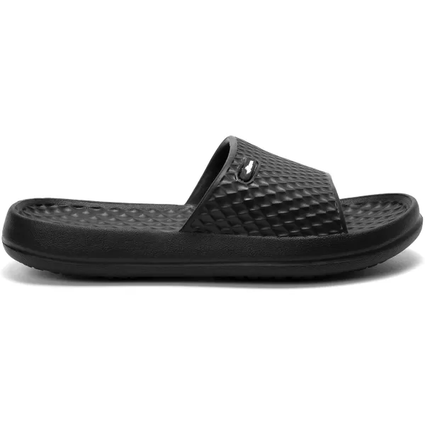 FUNKYMONKEY Unisex-Child Shower Slides, Slip On Water Shoes for Boys and Girls