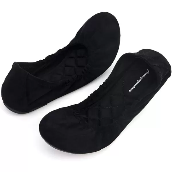 FUNKYMONKEY Women's Ballet Flats Soft Round Toe Comfortable Shoes
