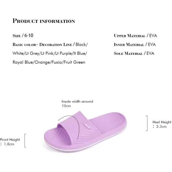 FUNKYMONKEY Womens Bathroom Shower Slippers Indoor Home Beach Non Slip Sandal