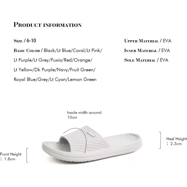 FUNKYMONKEY Womens Bathroom Shower Slippers Indoor Home Beach Non Slip Sandal