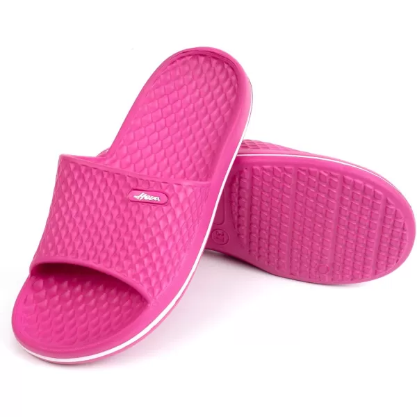 FUNKYMONKEY Womens Bathroom Shower Slippers Indoor Home Beach Non Slip Sandal