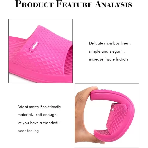 FUNKYMONKEY Womens Bathroom Shower Slippers Indoor Home Beach Non Slip Sandal