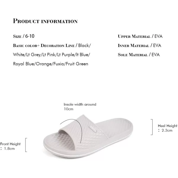 FUNKYMONKEY Womens Bathroom Shower Slippers Indoor Home Beach Non Slip Sandal