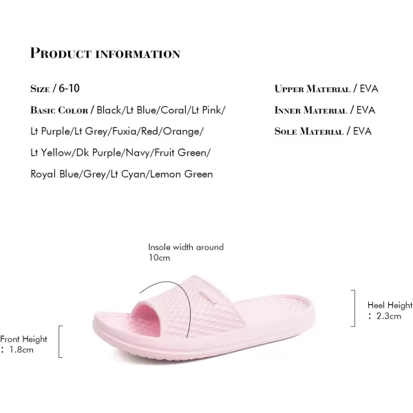 FUNKYMONKEY Womens Bathroom Shower Slippers Indoor Home Beach Non Slip Sandal