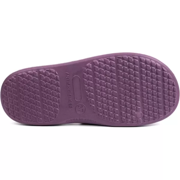 FUNKYMONKEY Womens Bathroom Shower Slippers Indoor Home Beach Non Slip Sandal