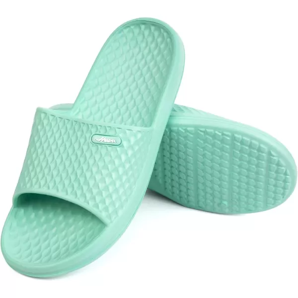 FUNKYMONKEY Womens Bathroom Shower Slippers Indoor Home Beach Non Slip Sandal
