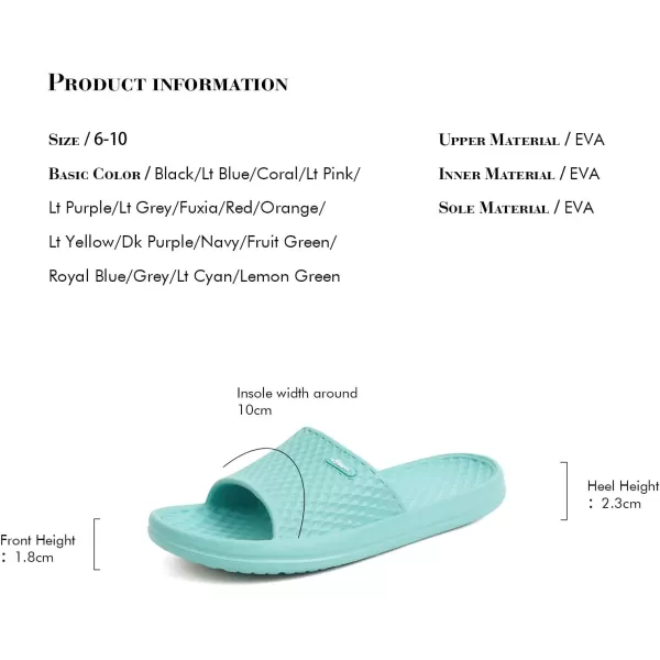 FUNKYMONKEY Womens Bathroom Shower Slippers Indoor Home Beach Non Slip Sandal
