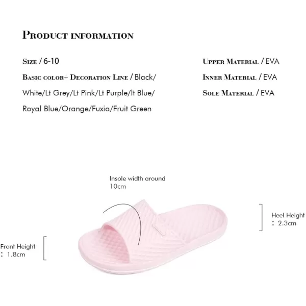 FUNKYMONKEY Womens Bathroom Shower Slippers Indoor Home Beach Non Slip Sandal