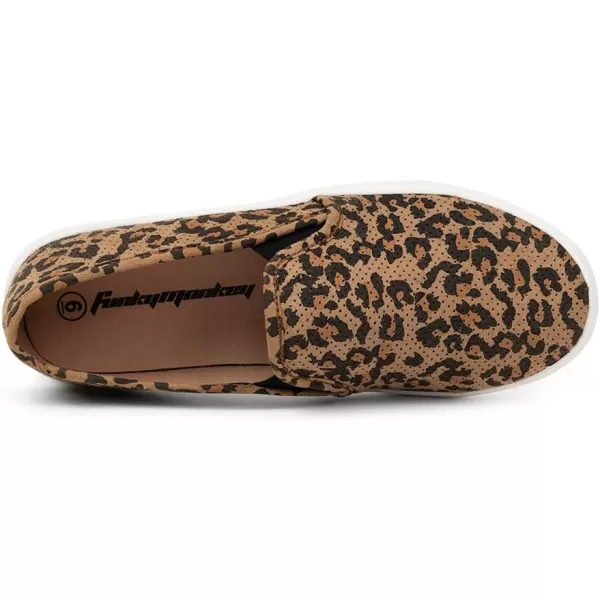 FUNKYMONKEY Women's Loafers Comfort Walking &amp; Driving Slip-on Fashion Sneaker