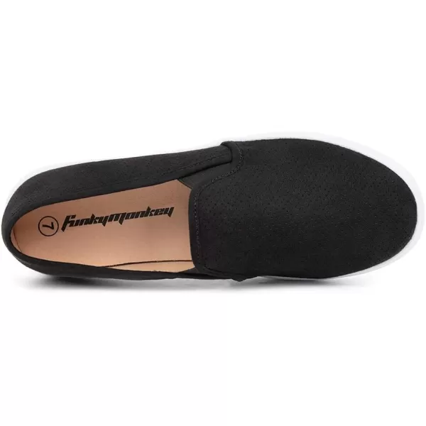 FUNKYMONKEY Women's Loafers Comfort Walking &amp; Driving Slip-on Fashion Sneaker