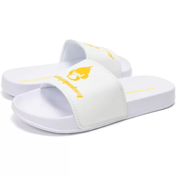 FUNKYMONKEY Women's Slide Sandals Slip-on Comfort Casual Sandals for Indoor &amp; Outdoor