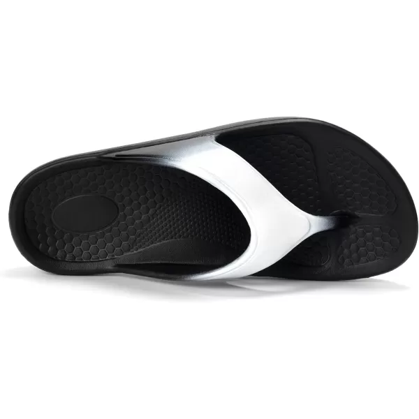 FUNKYMONKEY Women's Thong Flip Flop Ultra Soft Arch Support Sandals