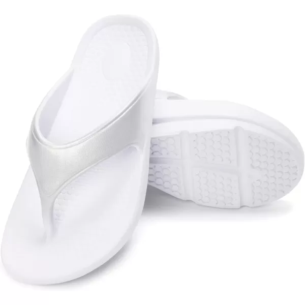 FUNKYMONKEY Women's Thong Flip Flop Ultra Soft Arch Support Sandals
