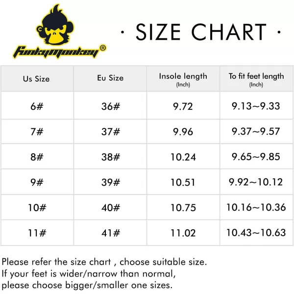 FUNKYMONKEY Women's Thong Flip Flop Ultra Soft Arch Support Sandals
