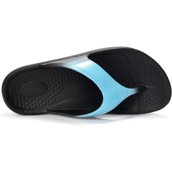 FUNKYMONKEY Women's Thong Flip Flop Ultra Soft Arch Support Sandals