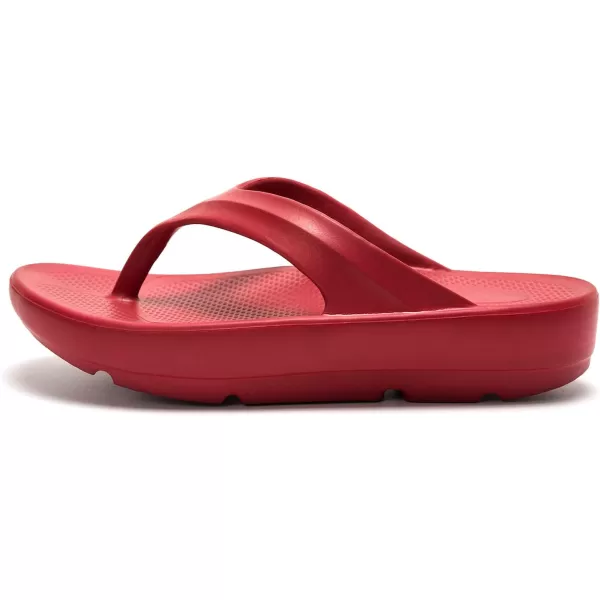 FUNKYMONKEY Women's Thong Flip Flop Ultra Soft Arch Support Sandals)