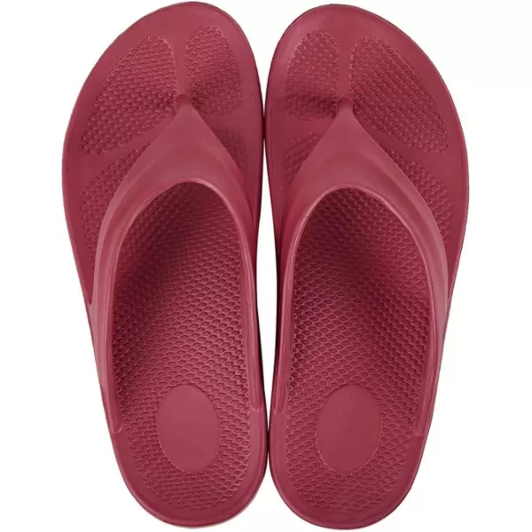 FUNKYMONKEY Women's Thong Flip Flop Ultra Soft Arch Support Sandals
