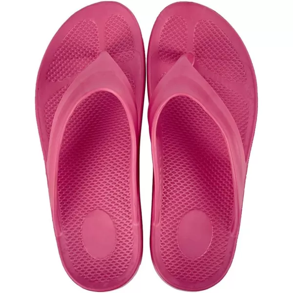 FUNKYMONKEY Women's Thong Flip Flop Ultra Soft Arch Support Sandals