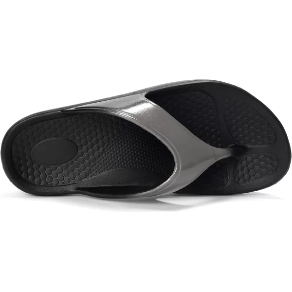 FUNKYMONKEY Women's Thong Flip Flop Ultra Soft Arch Support Sandals
