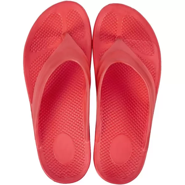 FUNKYMONKEY Women's Thong Flip Flop Ultra Soft Arch Support Sandals