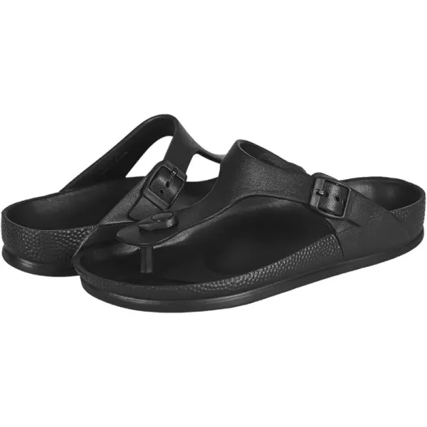 FUNKYMONKEY EVA Flip Flops Waterproof Adjustable Thong Sandals for Mens and Womens