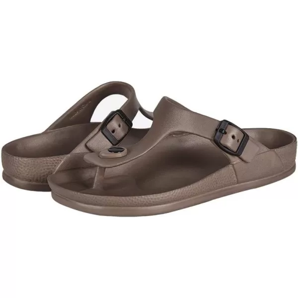 FUNKYMONKEY EVA Flip Flops Waterproof Adjustable Thong Sandals for Mens and Womens