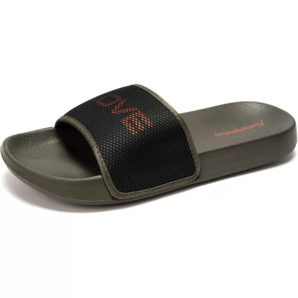 FUNKYMONKEY Men's Casual Sandal Slippers Outdoor Indoor Slide for Men