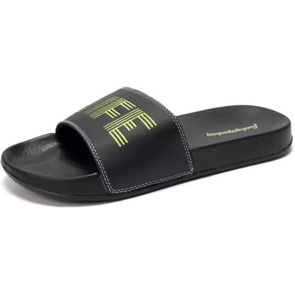 FUNKYMONKEY Men's Casual Sandal Slippers Outdoor Indoor Slide for Men