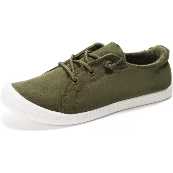 FUNKYMONKEY Shoes for Women, Comfort Low Top Canvas Slip On Sneakers Classic Casual Walking Shoes