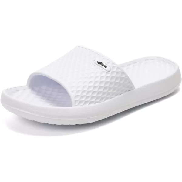 FUNKYMONKEY Unisex-Child Shower Slides, Slip On Water Shoes for Boys and Girls