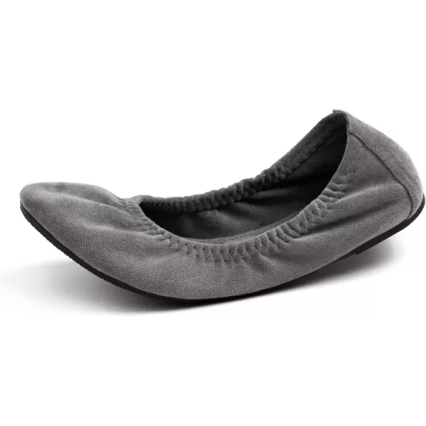 FUNKYMONKEY Women's Ballet Flats Soft Round Toe Comfortable Shoes