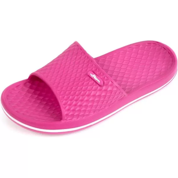 FUNKYMONKEY Womens Bathroom Shower Slippers Indoor Home Beach Non Slip Sandal