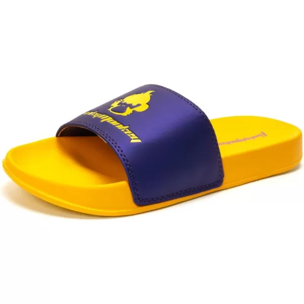 FUNKYMONKEY Women's Slide Sandals Slip-on Comfort Casual Sandals for Indoor &amp; Outdoor