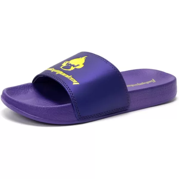 FUNKYMONKEY Women's Slide Sandals Slip-on Comfort Casual Sandals for Indoor &amp; Outdoor
