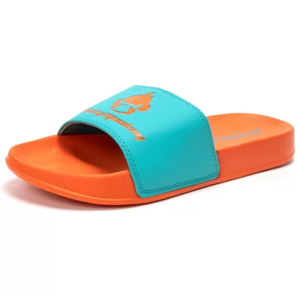 FUNKYMONKEY Women's Slide Sandals Slip-on Comfort Casual Sandals for Indoor &amp; Outdoor