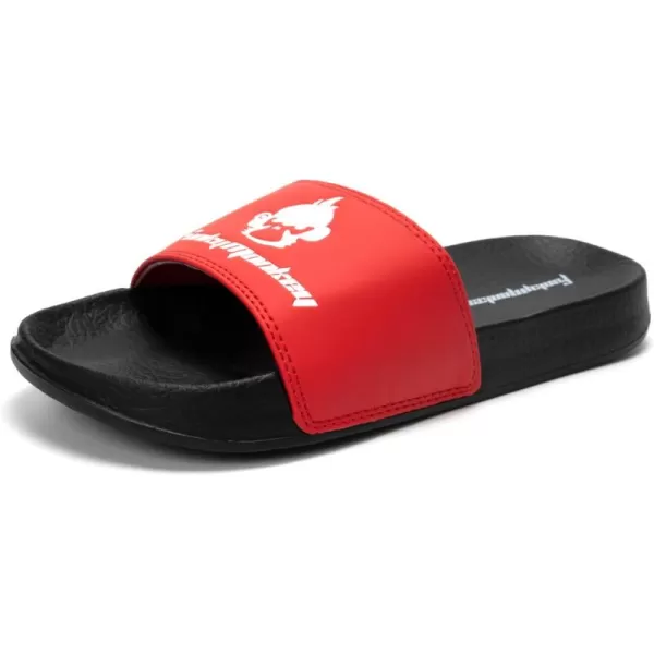 FUNKYMONKEY Women's Slide Sandals Slip-on Comfort Casual Sandals for Indoor &amp; Outdoor
