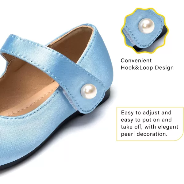 FUNKYMONKEY Toddler/Little Girl Mary Jane Dress Shoes Casual Slip on Ballet Flat