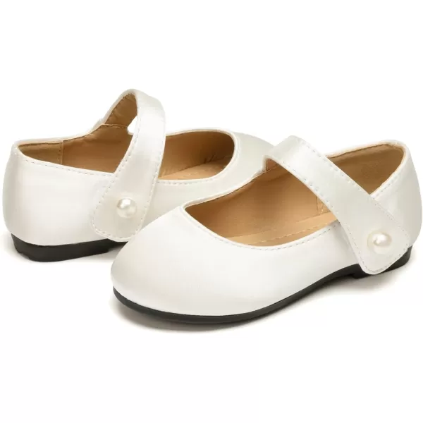 FUNKYMONKEY Toddler/Little Girl Mary Jane Dress Shoes Casual Slip on Ballet Flat