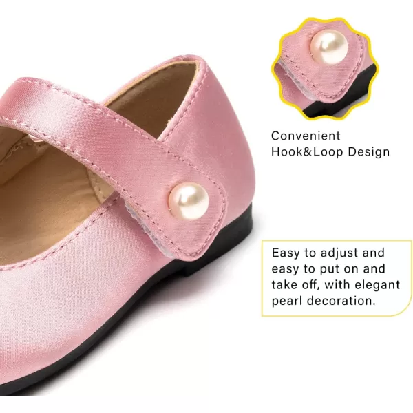 FUNKYMONKEY Toddler/Little Girl Mary Jane Dress Shoes Casual Slip on Ballet Flat