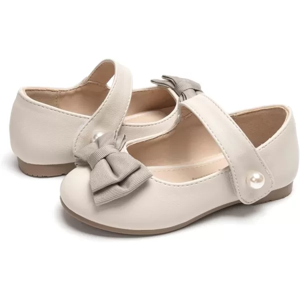 FUNKYMONKEY Toddler/Little Girl Mary Jane Dress Shoes Casual Slip on Ballet Flat