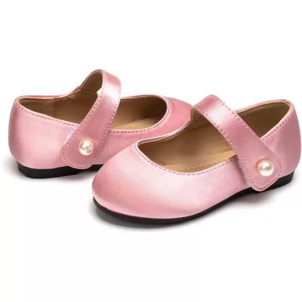 FUNKYMONKEY Toddler/Little Girl Mary Jane Dress Shoes Casual Slip on Ballet Flat