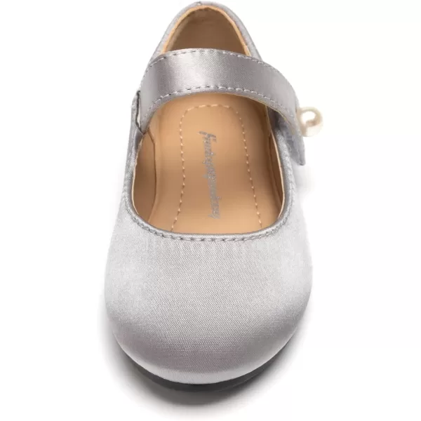 FUNKYMONKEY Toddler/Little Girl Mary Jane Dress Shoes Casual Slip on Ballet Flat