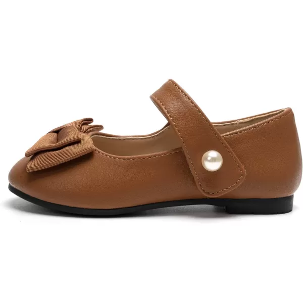 FUNKYMONKEY Toddler/Little Girl Mary Jane Dress Shoes Casual Slip on Ballet Flat